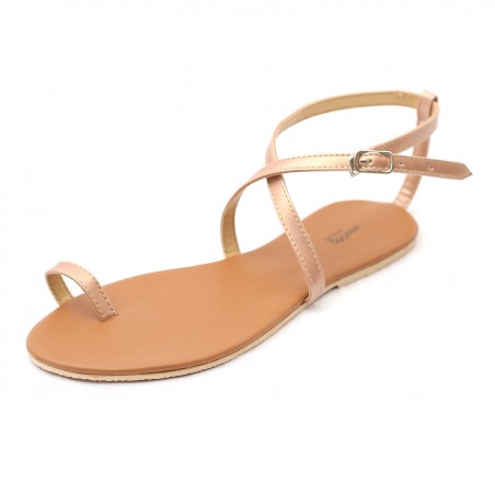 ROSE GOLD BAREFOOT SANDALS – SEREPPU